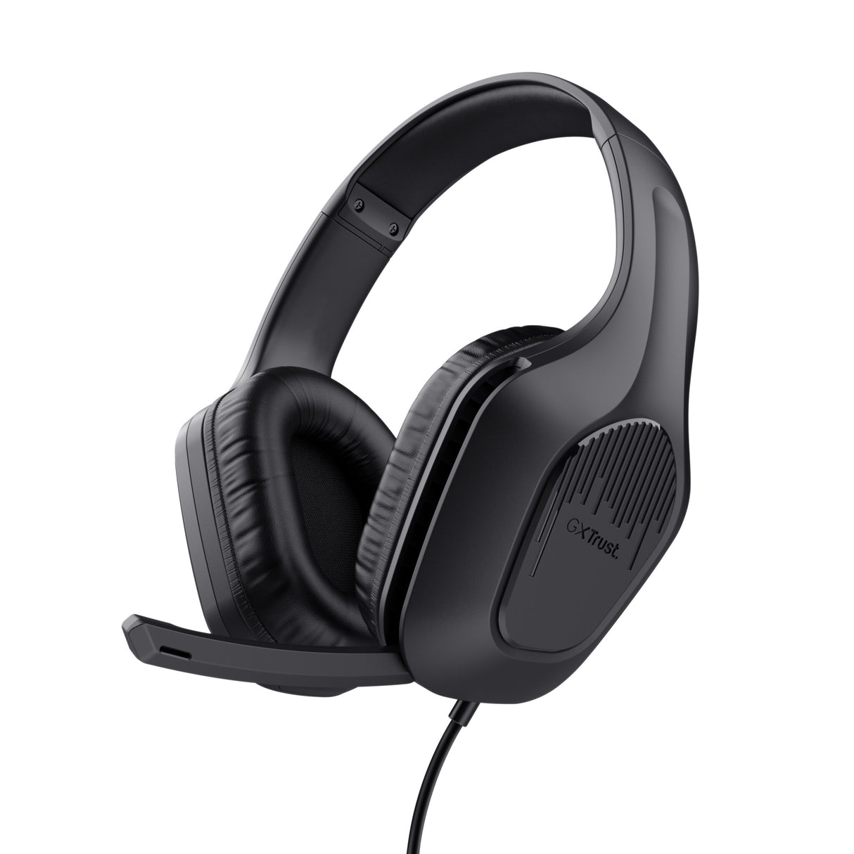 Trust GXT 415 Zirox Headset Ledningsført Spil Sort