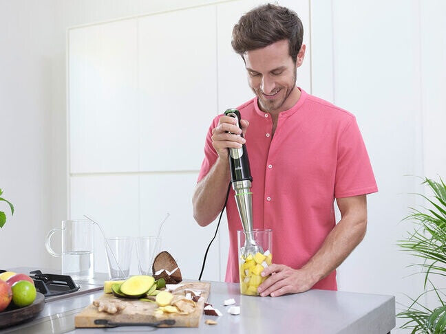 Braun MultiQuick 9 MQ9138XI 0,6 L Nedsænkning blender 1200 W Sort, Rustfrit stål