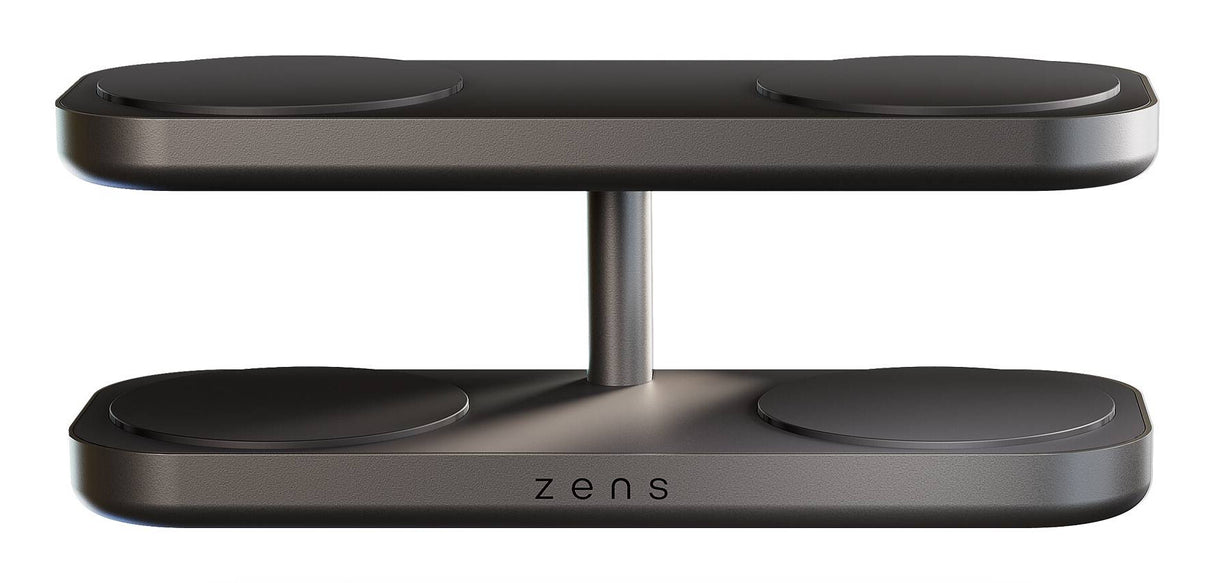 ZENS ZEQC01B/00 oplader til mobil enhed Hovedtelefoner, Smartphone, SmartWatch Sort Vekselstrøm Trådløs opladning Hurtig opladning Indendørs