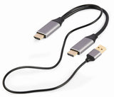 Gembird A-HDMIM-DPM-01 videokabel adapter 2 m HDMI Type A (Standard) DisplayPort Sort