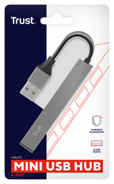 Trust Halyx 4-port mini USB hub 302123