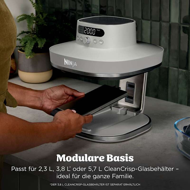 Ninja Crispi Pro 7-in-1 Single Stand-alone 2050 W Hot air fryer Dark Grey