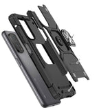 Wozinsky Ring Armor Tough Hybrid Case Cover + Magnetisk Mount Mi Poco M4 Pro 5G / Redmi Note 11 5G (Kina) / Redmi Note 11T 5G / Redmi Note 11S 5G sort
