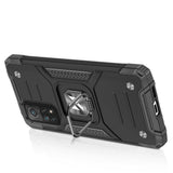 Wozinsky Ring Armor Tough Hybrid Case Cover + Magnetisk Mount Mi Poco M4 Pro 5G / Redmi Note 11 5G (Kina) / Redmi Note 11T 5G / Redmi Note 11S 5G sort