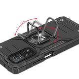 Wozinsky Ring Armor Tough Hybrid Case Cover + Magnetisk Mount Mi Poco M4 Pro 5G / Redmi Note 11 5G (Kina) / Redmi Note 11T 5G / Redmi Note 11S 5G sort