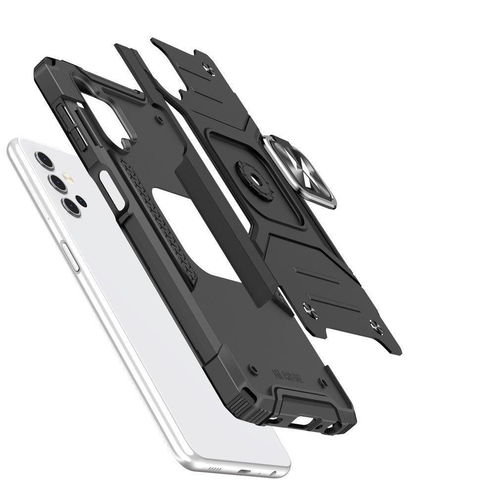 Wozinsky Ring Armor Tough Hybrid Case Cover + Magnetisk Mount til Samsung Galaxy A13 5G sort