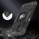 Wozinsky Ring Armor robust hybrid case cover + magnetisk holder til Samsung Galaxy A03s blå