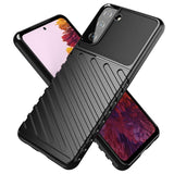 Thunder Case fleksibelt pansret cover til Samsung Galaxy S22 + (S22 Plus) sort