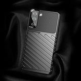 Thunder Case fleksibelt pansret cover til Samsung Galaxy S22 + (S22 Plus) sort