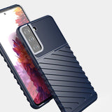 Thunder Case fleksible pansrede cover til Samsung Galaxy S22 + (S22 Plus) blå