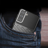 Thunder Case fleksibelt pansret cover til Samsung Galaxy S22 + (S22 Plus) blå