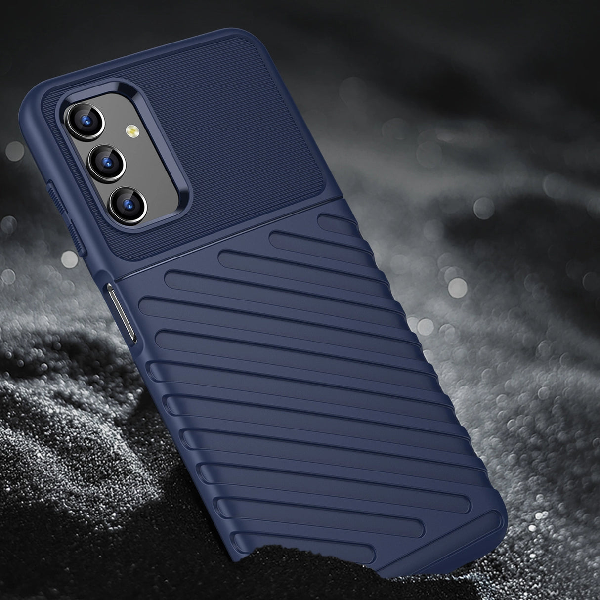 Thunder Case fleksibelt pansret cover til Samsung Galaxy A13 5G blå