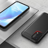Carbon Case Fleksibel omslag til OnePlus Nord N200 5G sort