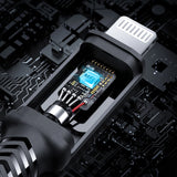 Acefast C4-01 Lightning - USB-C PD-kabel 30W 3A 480Mb/s 1,8m - sort