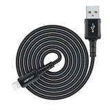 Acefast MFI USB - Lightning kabel 1,8 m, 2,4 A sort (C4-02 A sort)