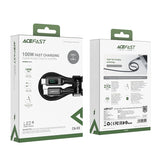 Acefast C6-03 sort USB-C - USB-C PD QC kabel 100W 5A 480Mb/s 2m - sort