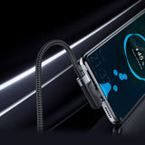 Acefast C5-03 sort USB-C - USB-C PD QC kabel 100W 5A 480Mb/s 2m - sort