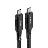 Acefast C4-03 Black USB-C - USB-C PD QC cable 100W 5A 480Mb/s 2m - black