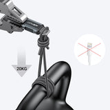 Acefast kabel MFI USB - Lightning 1,2 m, 2,4 A sort (C1-02 sort)