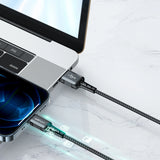 Acefast kabel MFI USB - Lightning 1,2 m, 2,4 A sort (C1-02 sort)