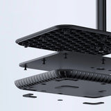 Acefast teleskopisk telefon- og tabletholder (135-230 mm bred) til skrivebordet 360° sort (E4 sort)