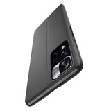 Eco Leather View Case elegant kuffert med flip cover og standfunktion Xiaomi Redmi Note 11 Pro+ 5G (Kina) / 11 Pro 5G (Kina) / Mi11i HyperCharge / Poco X4 NFC 5G rød