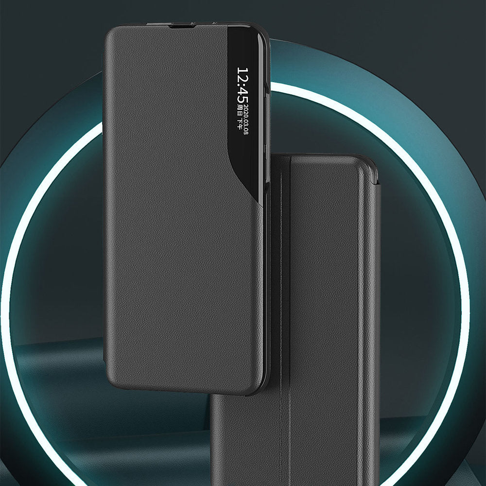 Eco Leather View Case elegant kuffert med flip cover og standfunktion Xiaomi Redmi Note 11 Pro+ 5G (Kina) / 11 Pro 5G (Kina) / Mi11i HyperCharge / Poco X4 NFC 5G rød