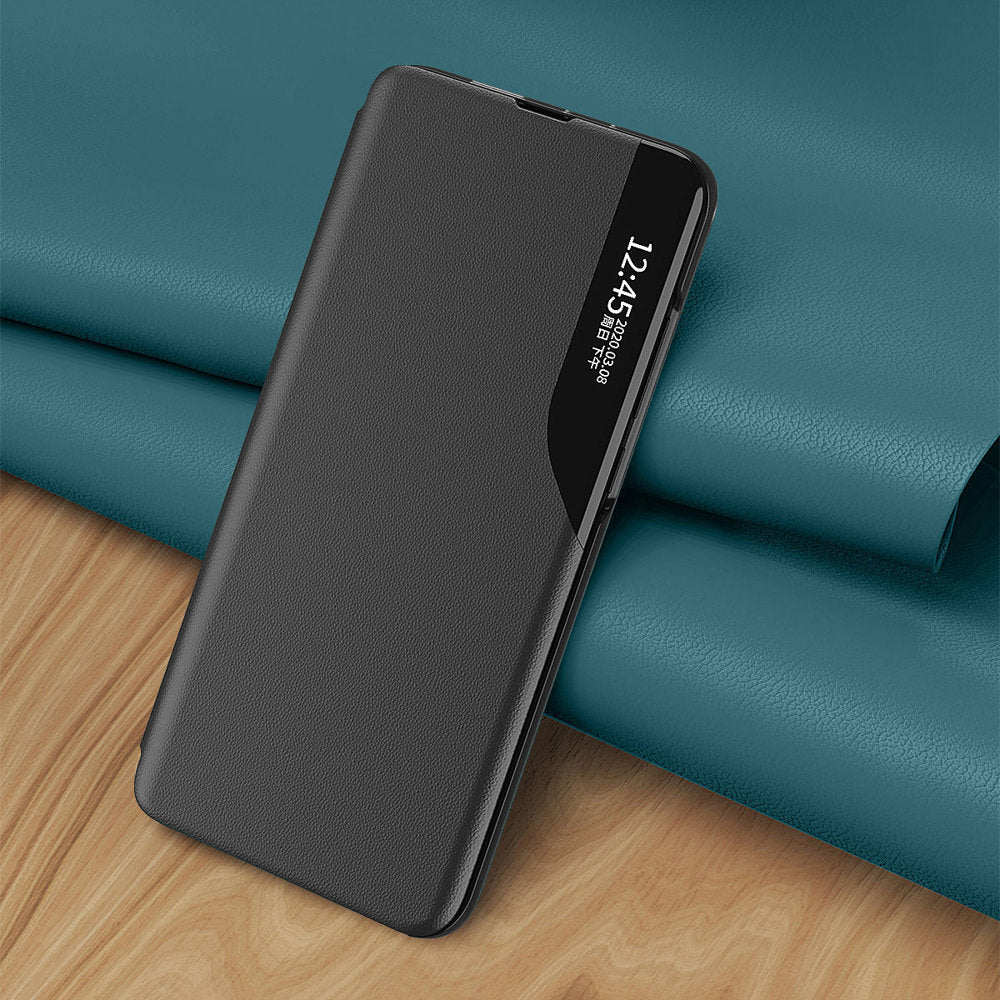 Eco læder View Case Elegant Flip Cover med Stand Funktion Poco M4 Pro 5G Red