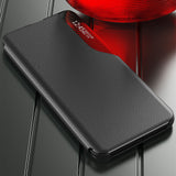 Eco læder View Case Elegant Flip Cover med Stand Funktion Poco M4 Pro 5G Red