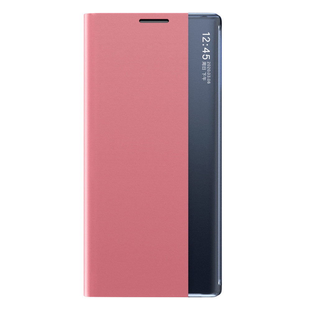 Ny Sleep Case-dæksel med stativfunktion til Samsung Galaxy A03s (166.5) pink