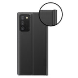 Ny Sleep Case-dæksel med stativfunktion til Samsung Galaxy A03s (166.5) sort