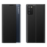 Ny Sleep Case-dæksel med stativfunktion til Samsung Galaxy A03s (166.5) sort