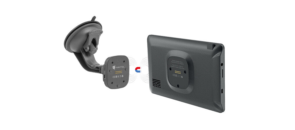Navitel E707 Magnetic navigator Håndholdt / Fastsat 17,8 cm (7") TFT Berøringsskærm 248 g Sort