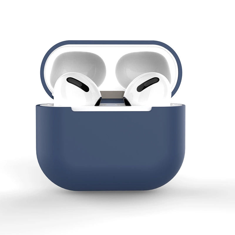 AirPods 2 / AirPods 1-kasse med blødt silikonhylster til hovedtelefoner blå (kasse C)