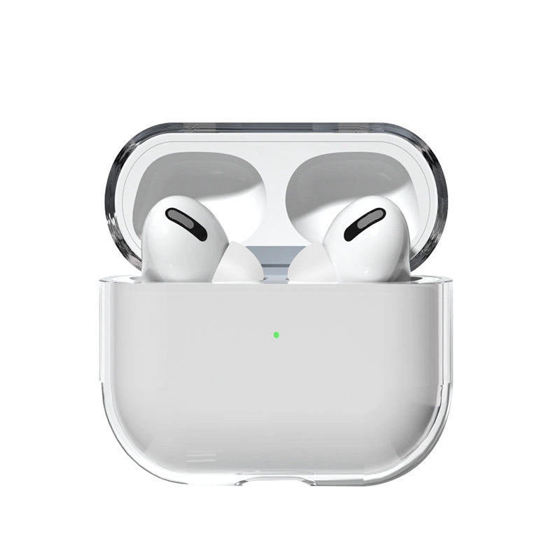 AirPods 2- og AirPods 1-kasse, stiv, stærk og gennemsigtig hovedtelefonkasse (kasse A)