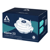 ARCTIC Alpine 23 - Compact AMD CPU-Cooler Processor Luftkøler 9 cm Aluminium, Sort 1 stk