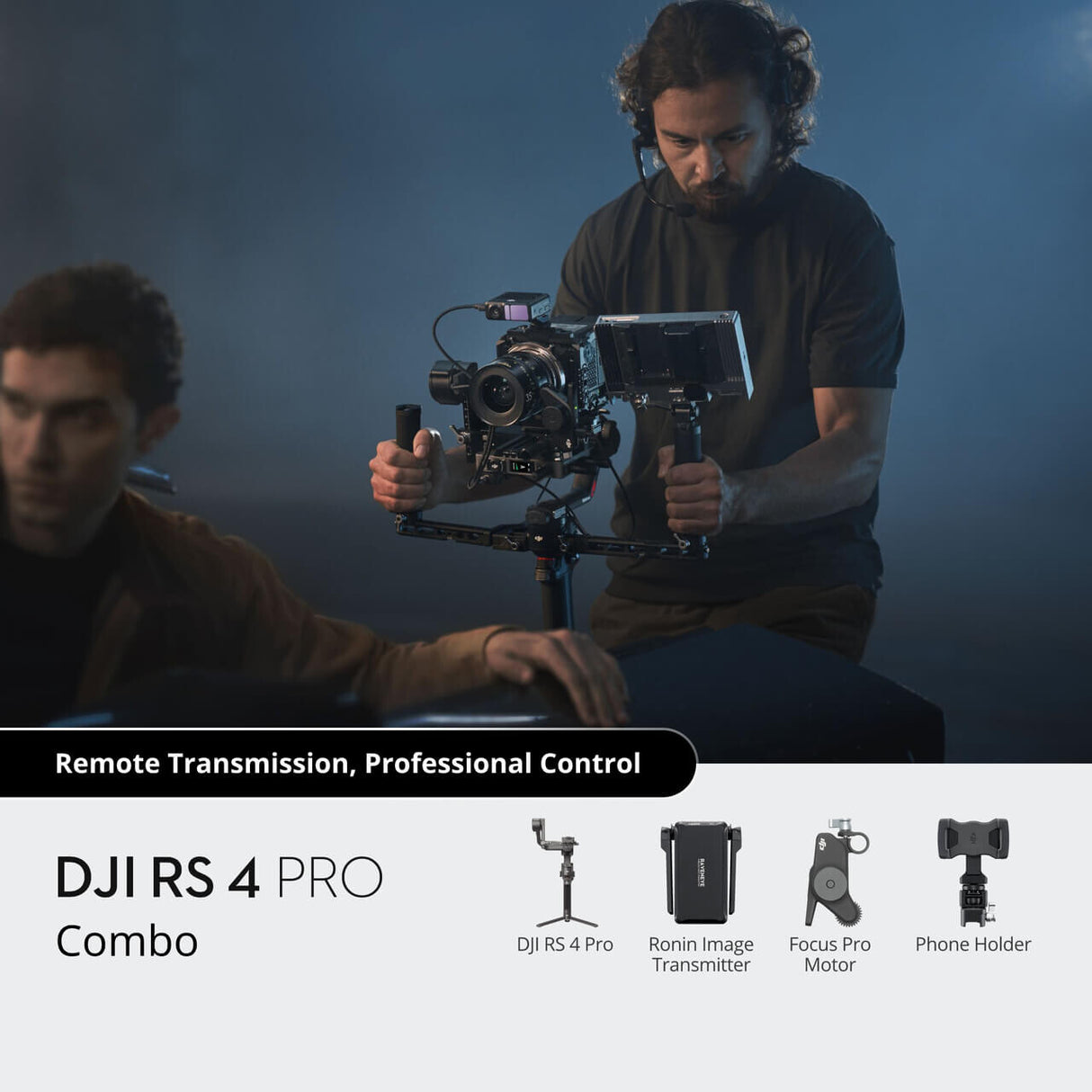 DJI RS 4 Pro Combo Stabilisator håndkamera Sort