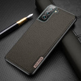 Dux Ducis Fino case is made of nylon material for Samsung Galaxy S22 + (S22 Plus) blue