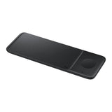 Samsung Trio EP-P6300TBEGEU 3in1 induktiv oplader til telefon / Galaxy Watch / Buds - sort + strømoplader + kabel