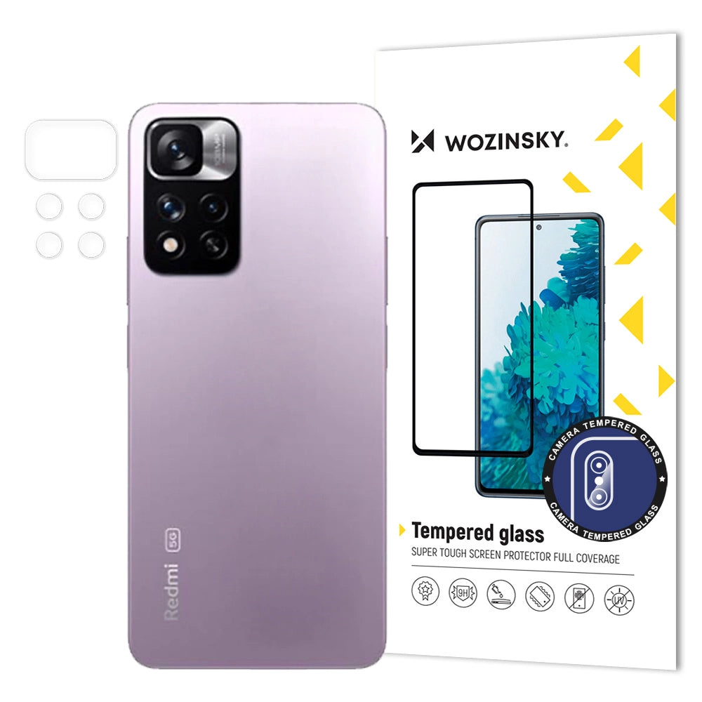 Wozinsky Camera Glass 9H Full Camera Temperet Glas til Xiaomi Redmi Note 11 Pro+ Kamera
