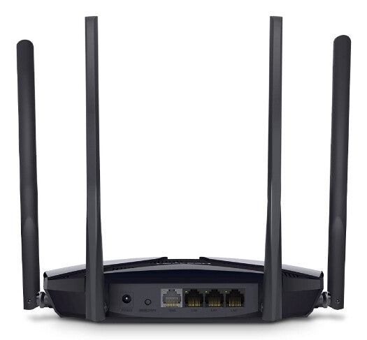 Mercusys MR80X trådløs router Gigabit Ethernet Dual-band (2,4 GHz / 5 GHz) Sort