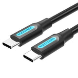 Vention COSBF USB-kabel USB 2.0 1 m USB C 0,48 Gbit/sek. 60 W Sort
