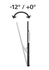 Hama 00220818 tv-beslag 2,54 m (100") Sort