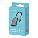 TP-Link UA430C kortlæser USB 3.2 Gen 1 (3.1 Gen 1) Type-C Grå