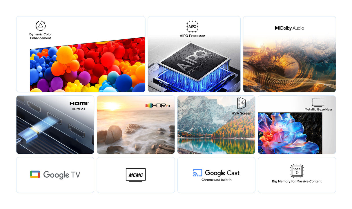 TCL 65P6K UHD 4K Google TV