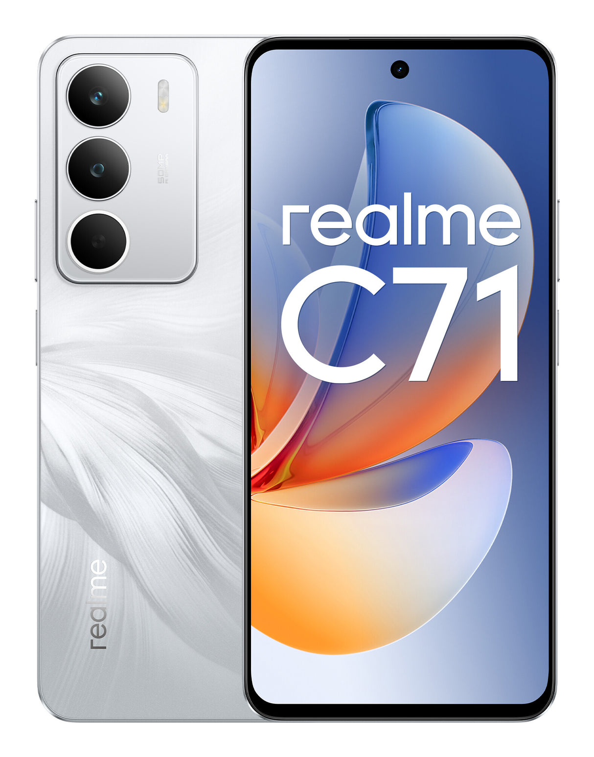 realme C71 16,9 cm (6.67") 4G 8 GB 256 GB 6000 mAh Hvid