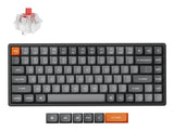 Keychron K2 Max tastatur Universel USB + RF Wireless + Bluetooth Sort, Grå