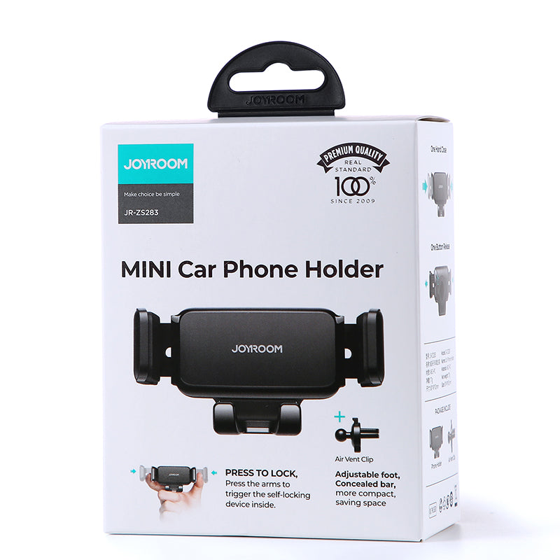 Joyroom mechanical car holder for air vent black (JR-ZS283)