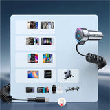 Joyroom JR-CL07 72W 3in1 Biloplader med 1,6m USB-C-kabel   Sort