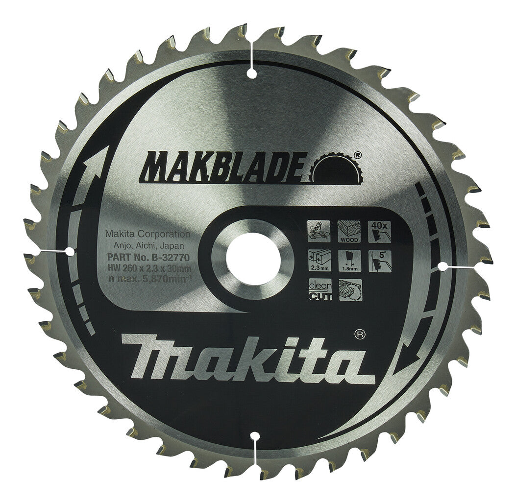 Makita MAKBLADE Rundsavsklinge Geringssav Bordsav